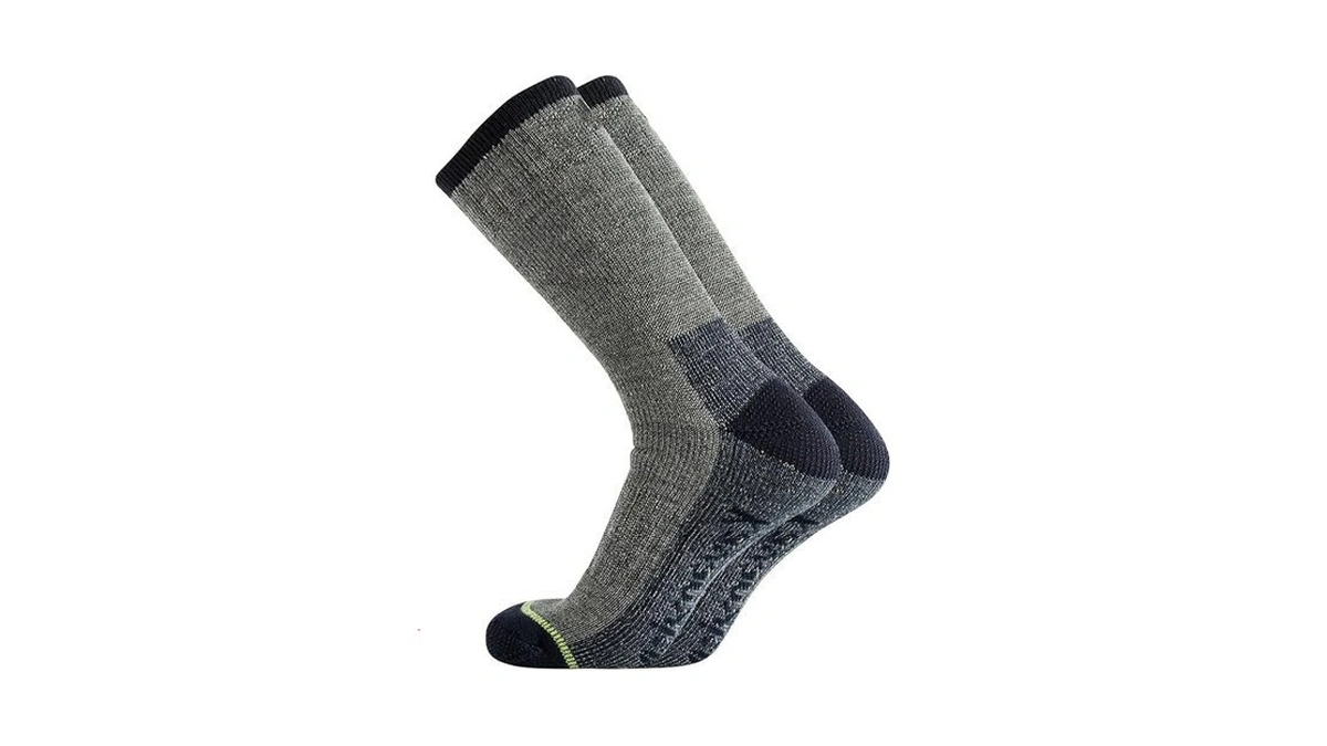 Kavanyiso Men's Merino Wool Hiking Socks Breathable Athletic Crew Thicken(1pairs