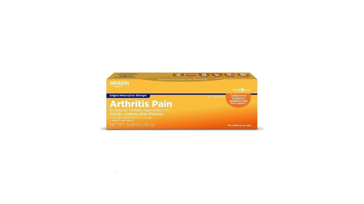 Amazon Basic Care Diclofenac Sodium Topical Gel, 1% (nsaid), Arthritis