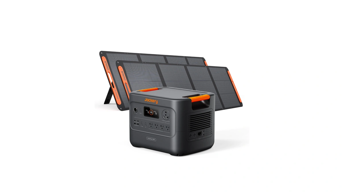 Jackery Homepower 3000 Portable Power Station With 2x 200w Solar