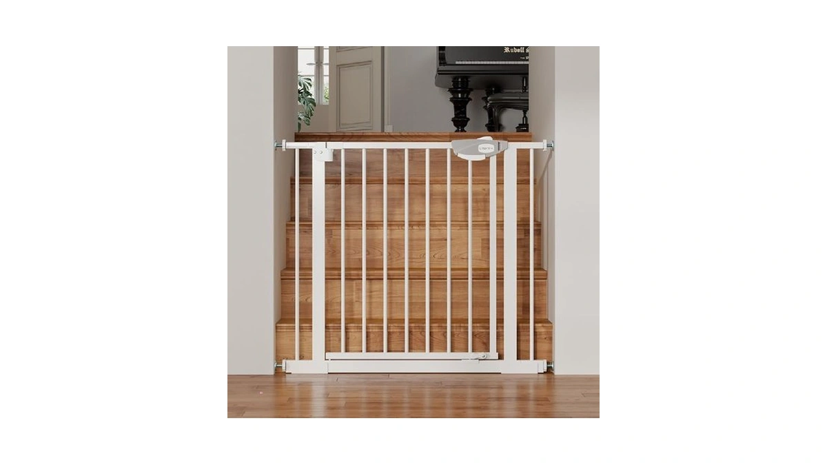 Uwrvh Safety Gate For Stairs & Doorways, Auto-close Baby Gate