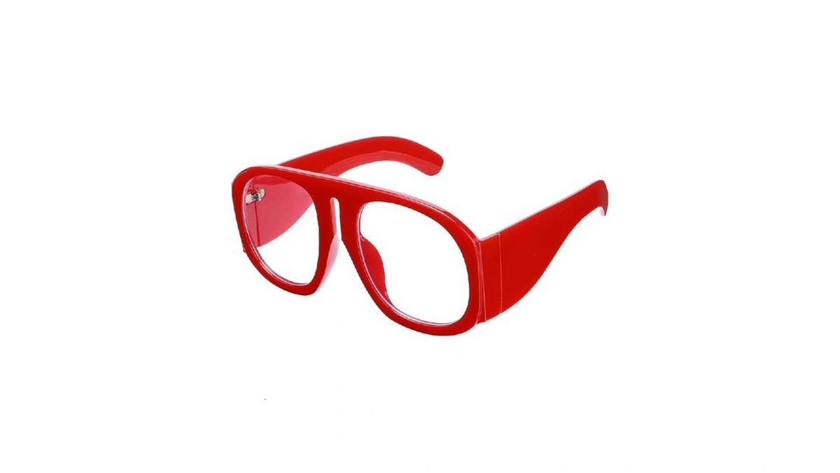 Feisedy Oversized Blue Light Blocking Glasses Women Men Big Plastic