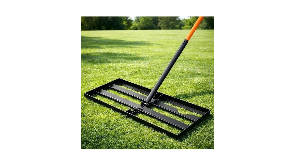Lawn Leveling Rake, 30"x10" Leveling Rake With 78 Inch Adjustable