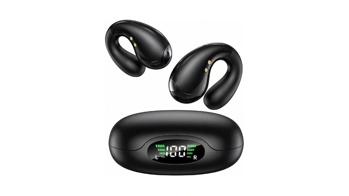 Boytond Ultra Open Ear Earbuds - Ergonomic Clip-on Earbuds, Small