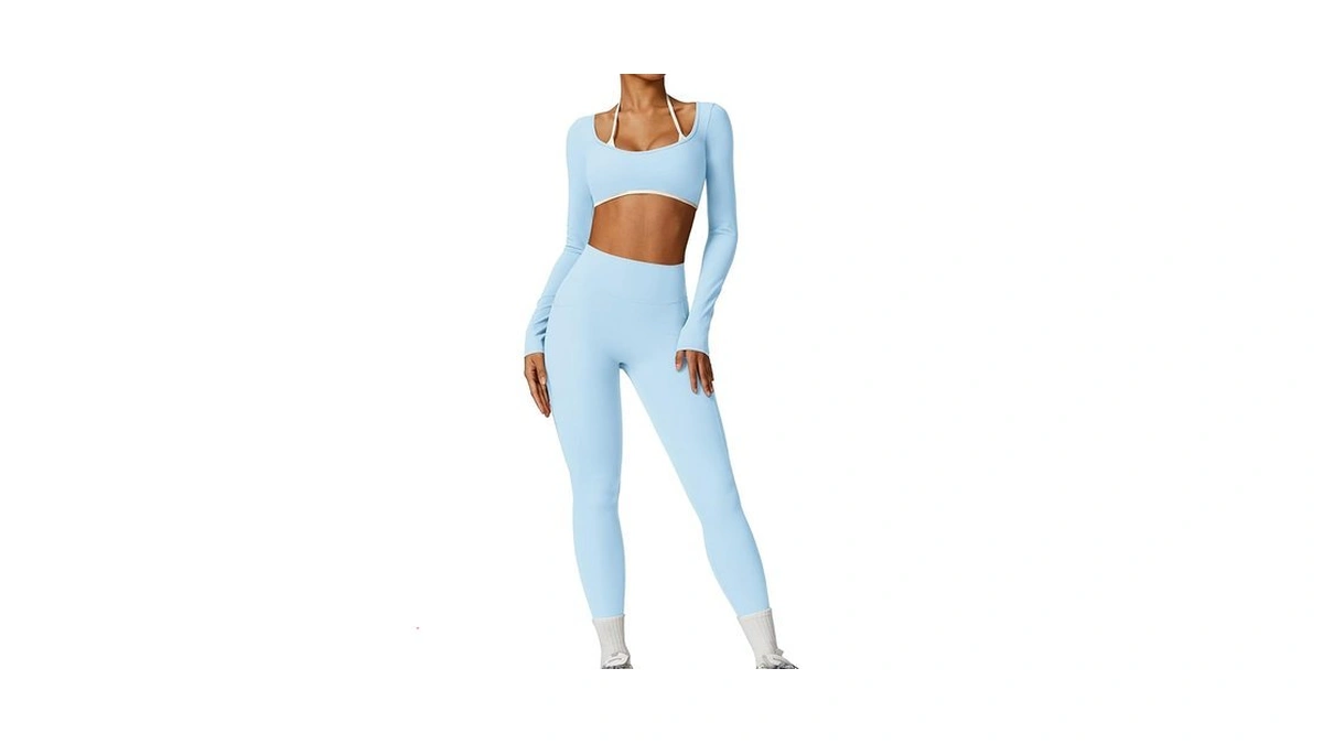 Agymnx Workout Sets For Women 2 Piece Outfits Seamless High