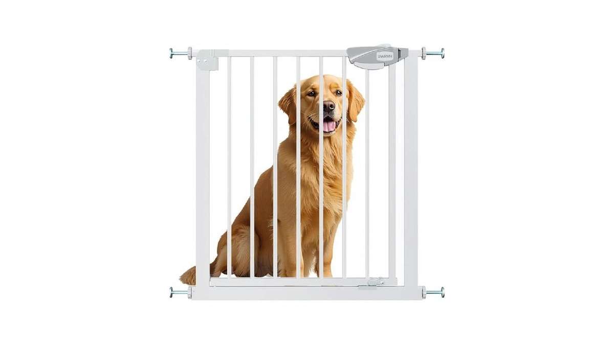 Uwrvh Safety Gate For Stairs & Doorways, Auto-close Baby Gate