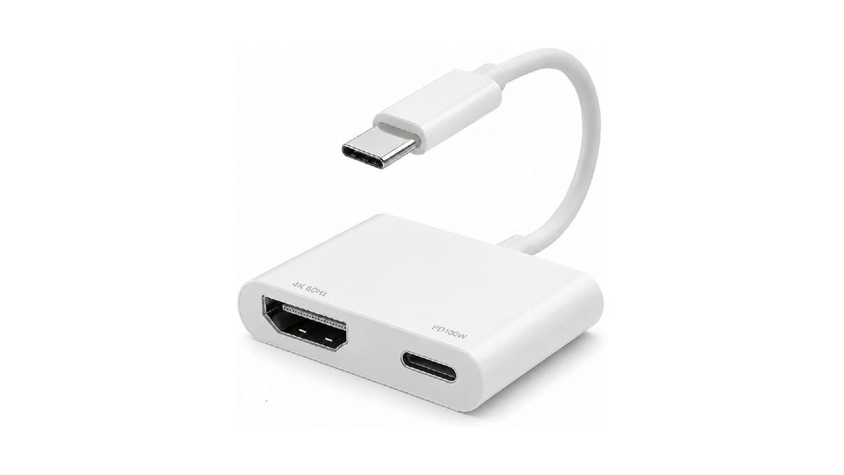 Usb C To Hdmi Adapter 4k@60hz With 100w Pd Charging,
