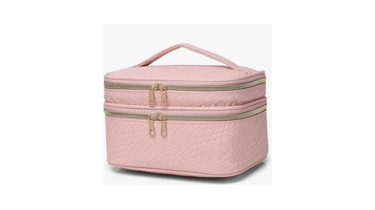 Lofown Large Makeup Bag For Women Double Layer Cosmetic Bag