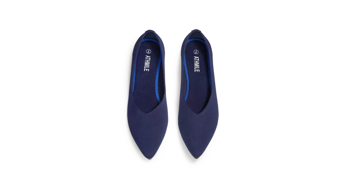 Reg Athmile Pointed Toe Flats For