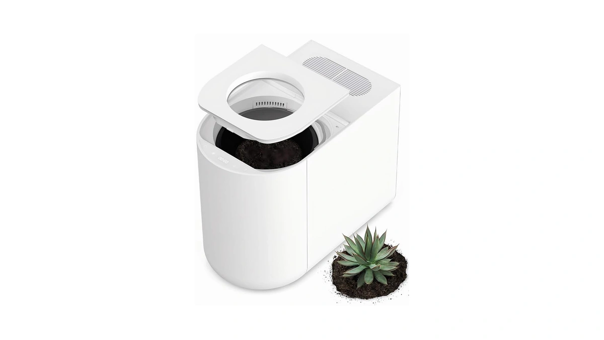 5l Electric Kitchen Composter For Countertop, Smart Indoor Compost Bin