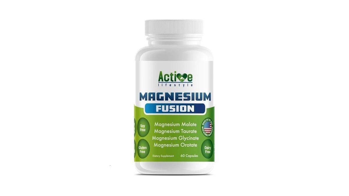 Magnesium Fusion 4x, Glycinate, Taurate, Malate, Orotate Complex, Supports Relaxation,