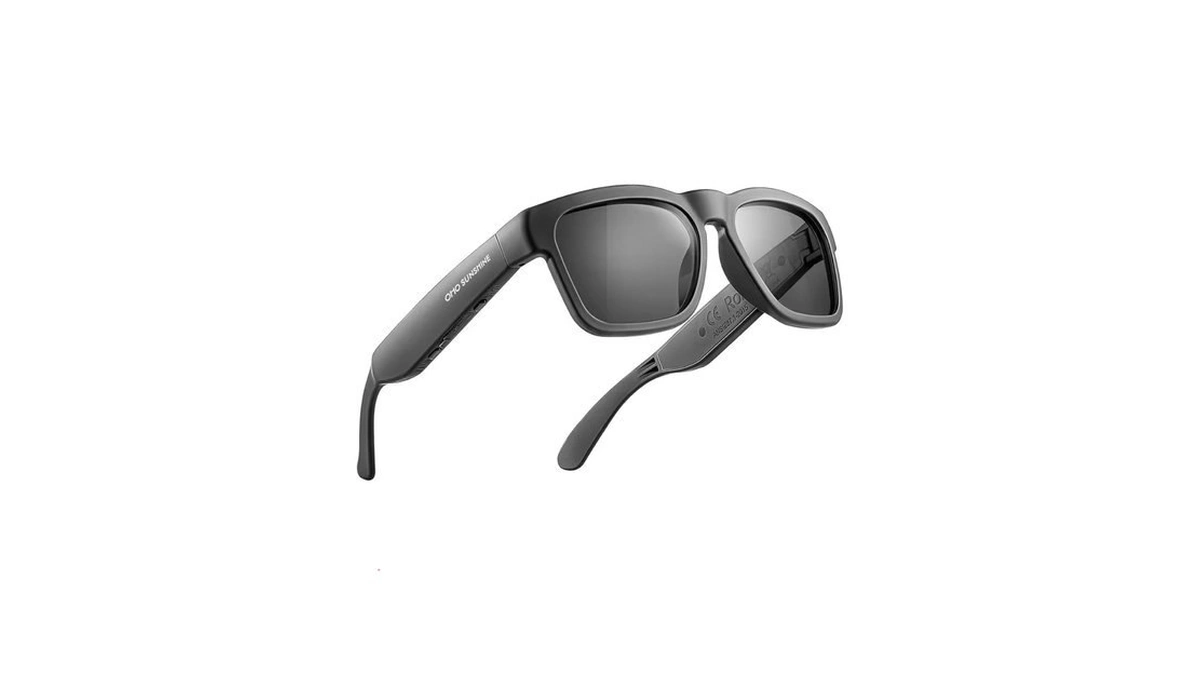 Oho Sunshine Bluetooth Audio Sunglasses, Lightweight Open Ear Sport Glasses,