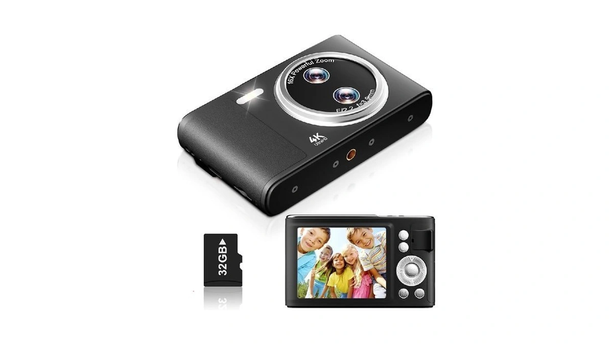 Digital Camera For Kids, 48mp Fhd 1080p Autofocus Camera With