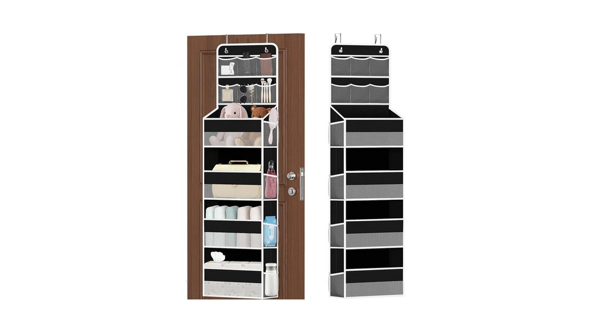 Spacehacks 6-tier Over The Door Organizer With Mesh Pockets, Baby