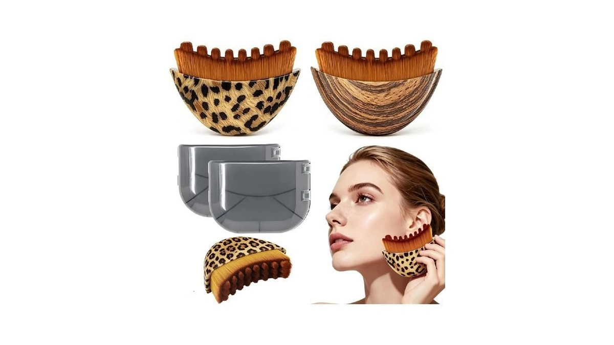 2pcs Lymphatic Drainage Gua Sha Face Brush For Sculpting, Lymphatic