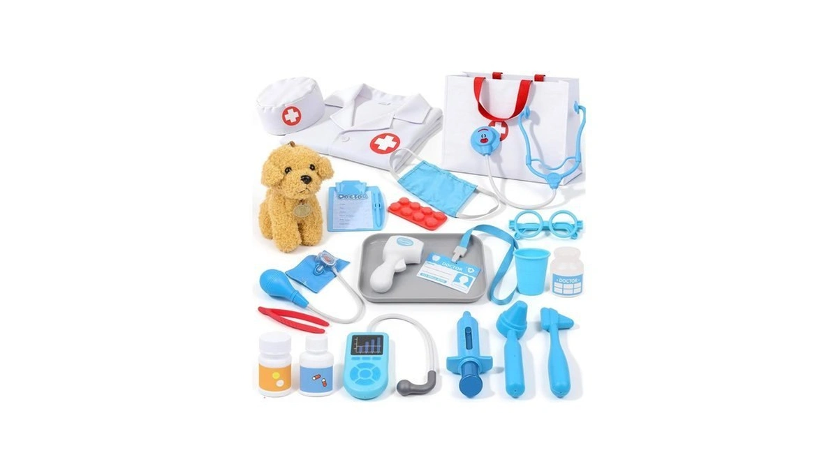 Doctor Kit For Toddlers 3-5 - Play Veterinarian Set Toys