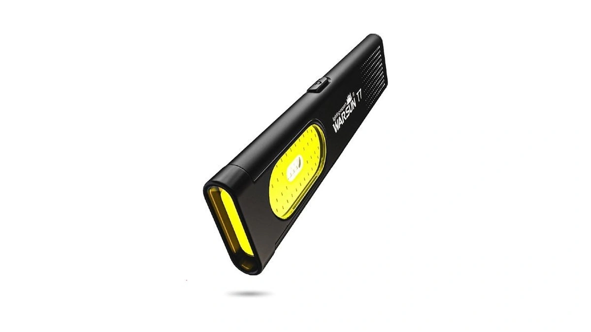 Warsun T7 Flat Rechargeable Flashlight, Slim Pocket Led Edc Light