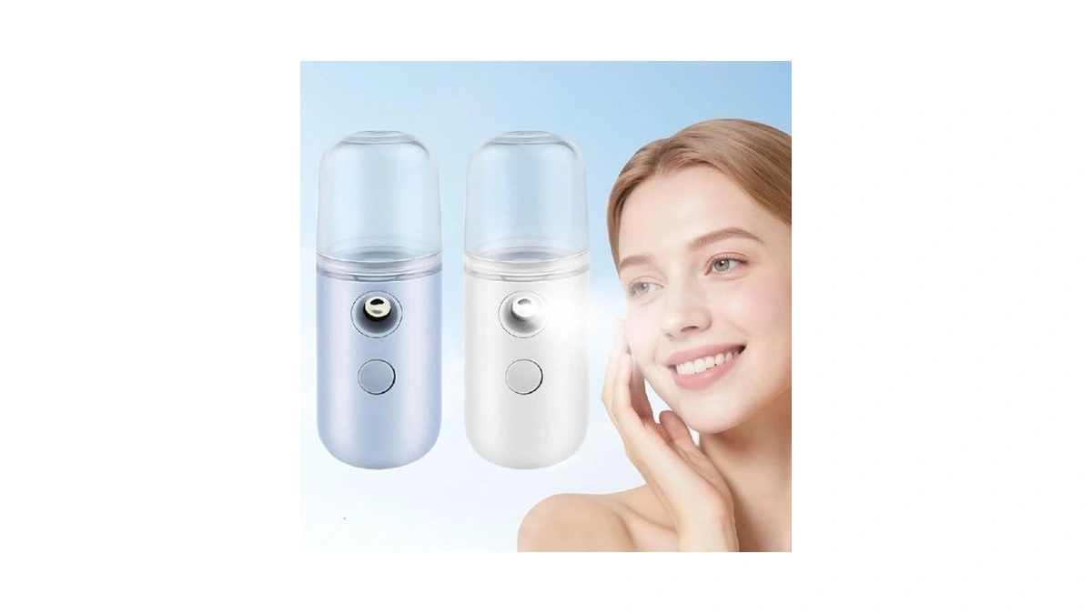 2pcs Portable Nano Facial Mister, Abnaok Cool Nano Mist Sprayer