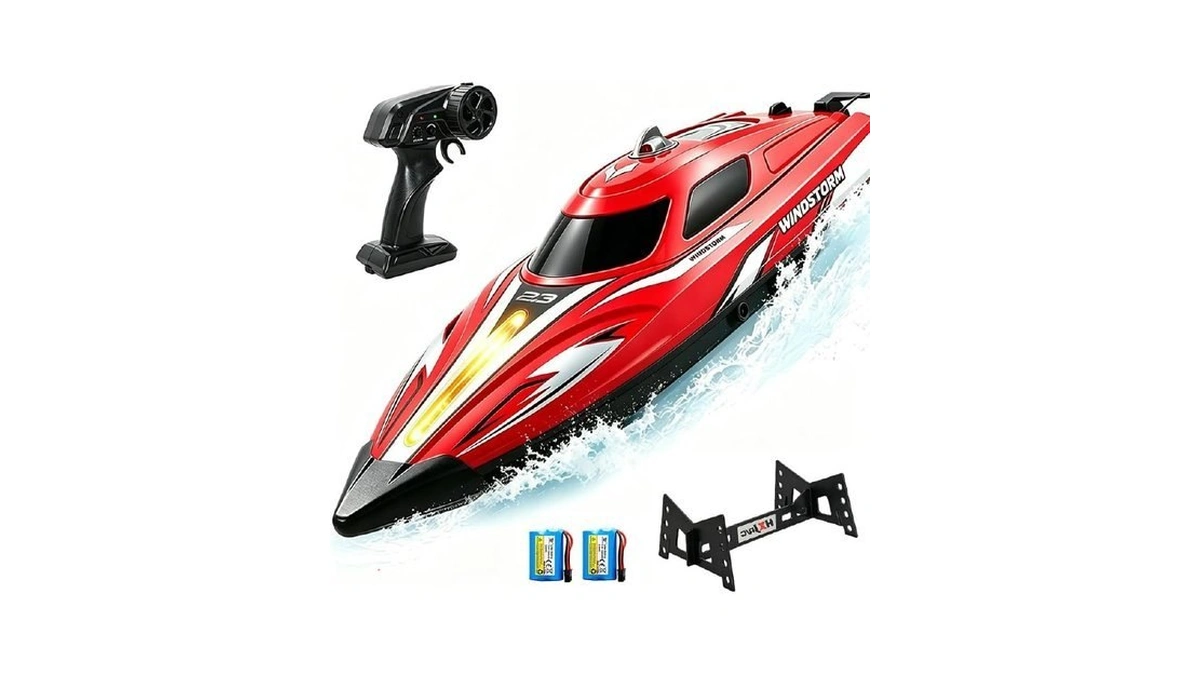 Tidjani Rc Boat, 14 Inch Remote Control Boat For Kids