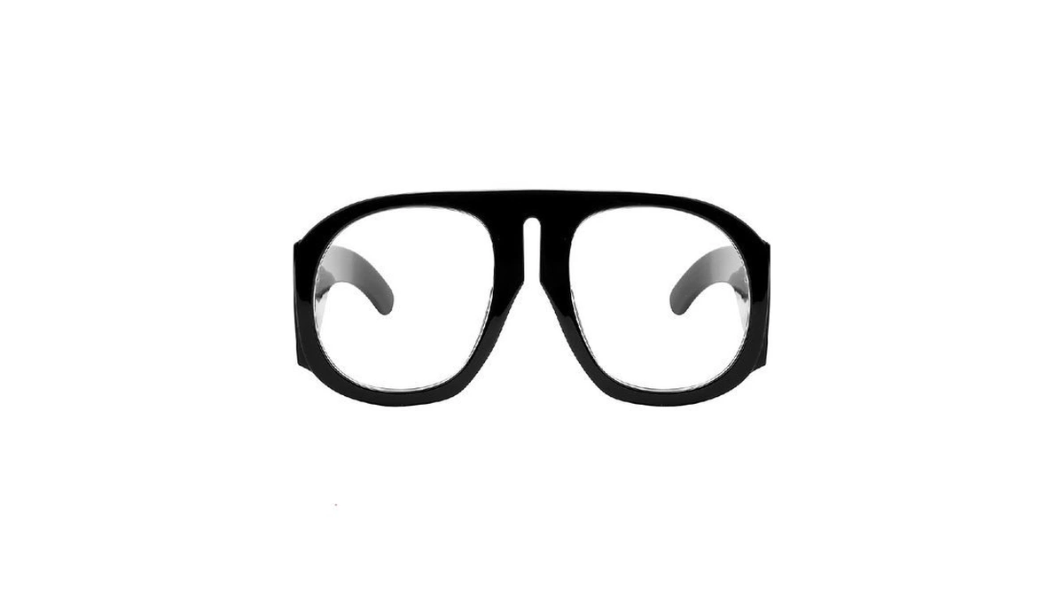 Feisedy Oversized Blue Light Blocking Glasses Women Men Big Plastic