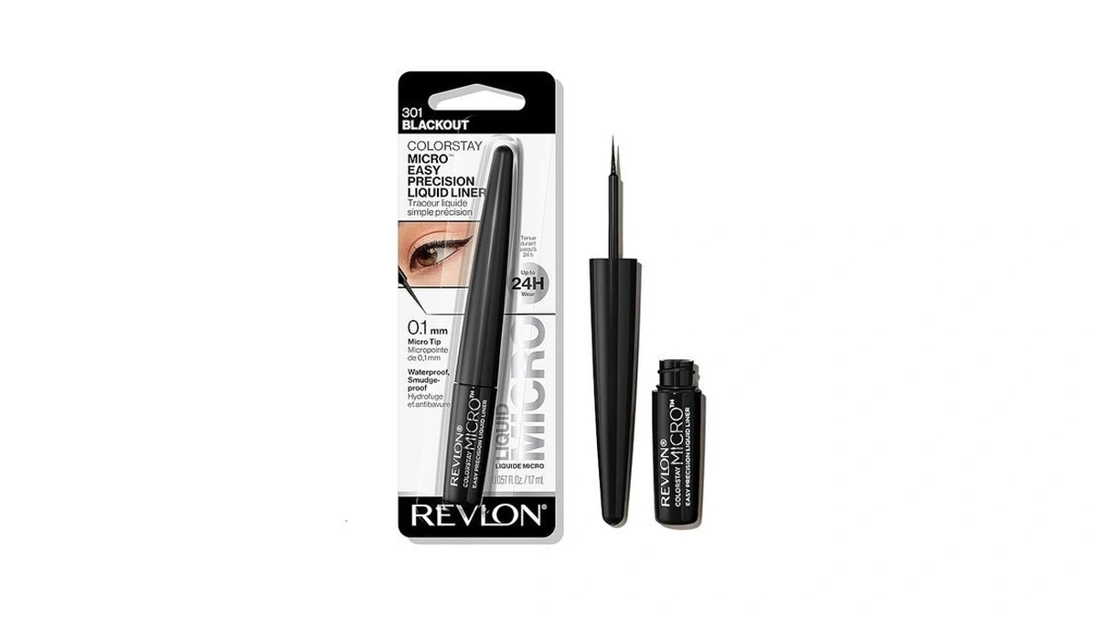 Revlon Colorstay Micro Easy Precision Liquid Eyeliner, Waterproof, Smudgeproof, Longwearing