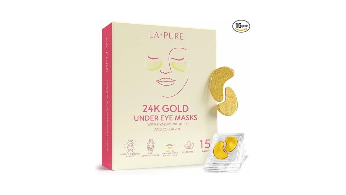 La Pure 24k Gold Under Eye Patches For Puffy Eyes