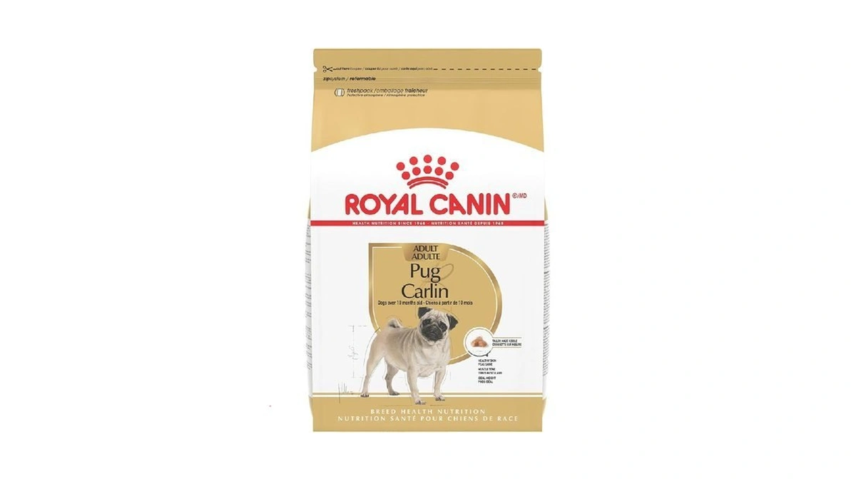 Royal Canin Breed Health Nutrition Pug Adult Dry Dog Food,