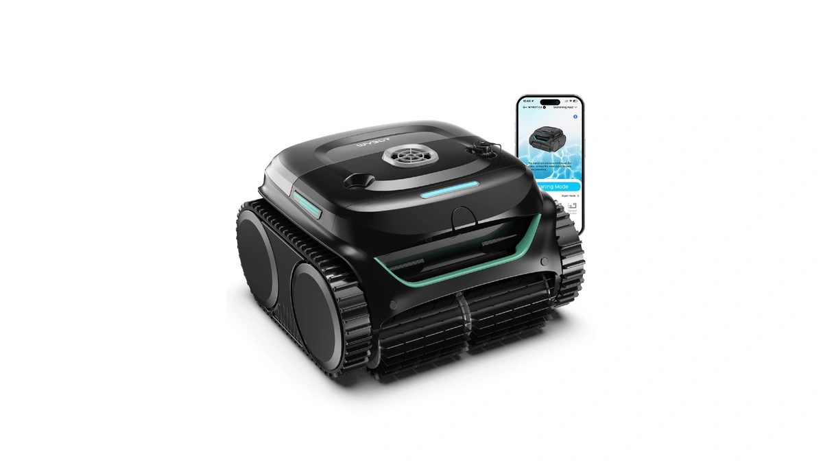 Robotic Pool Vacuum, Wybot C2 Cordless Pool Cleaner With Dual
