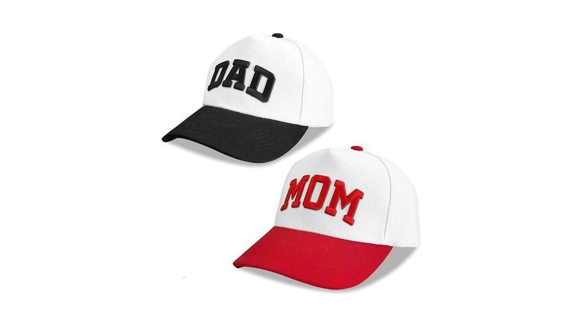 Mom And Dad Hats For Men Women, Adjustable 3d Embroidered