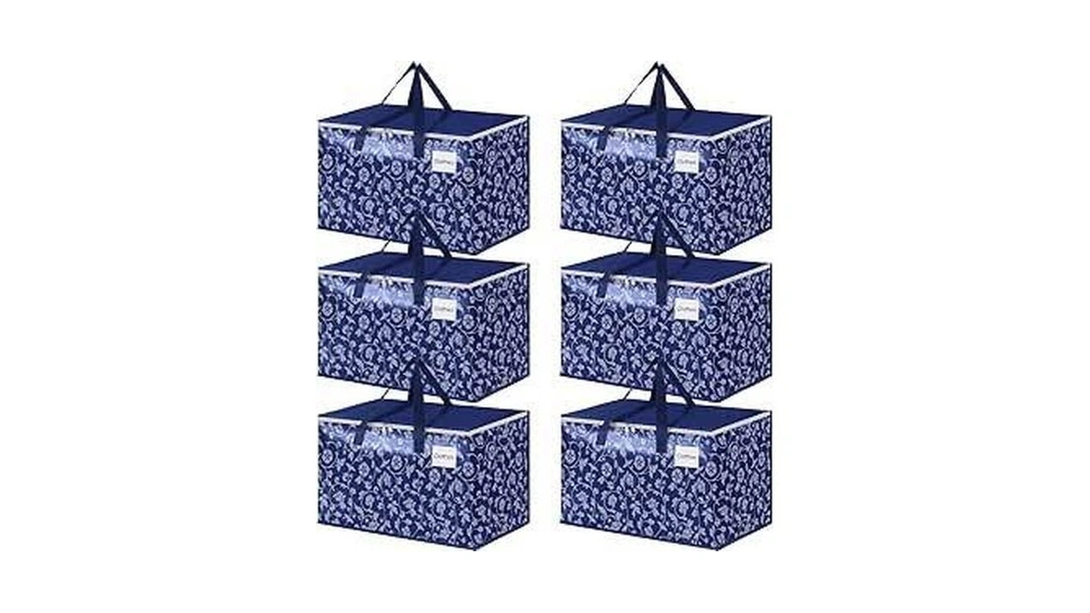 Homehacks Moving Bags, Extra Large Size Moving Boxes, Heavy Duty