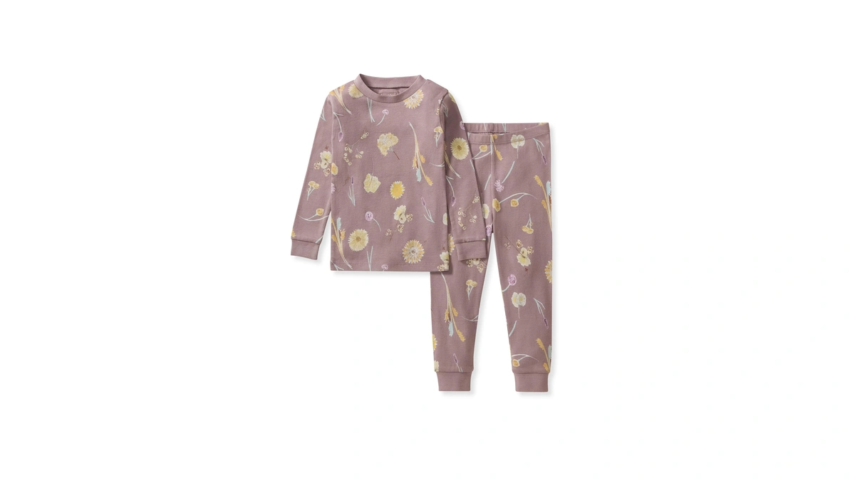 Burt's Bees Baby Baby Girls Pajamas, 2-piece Tee And Pant