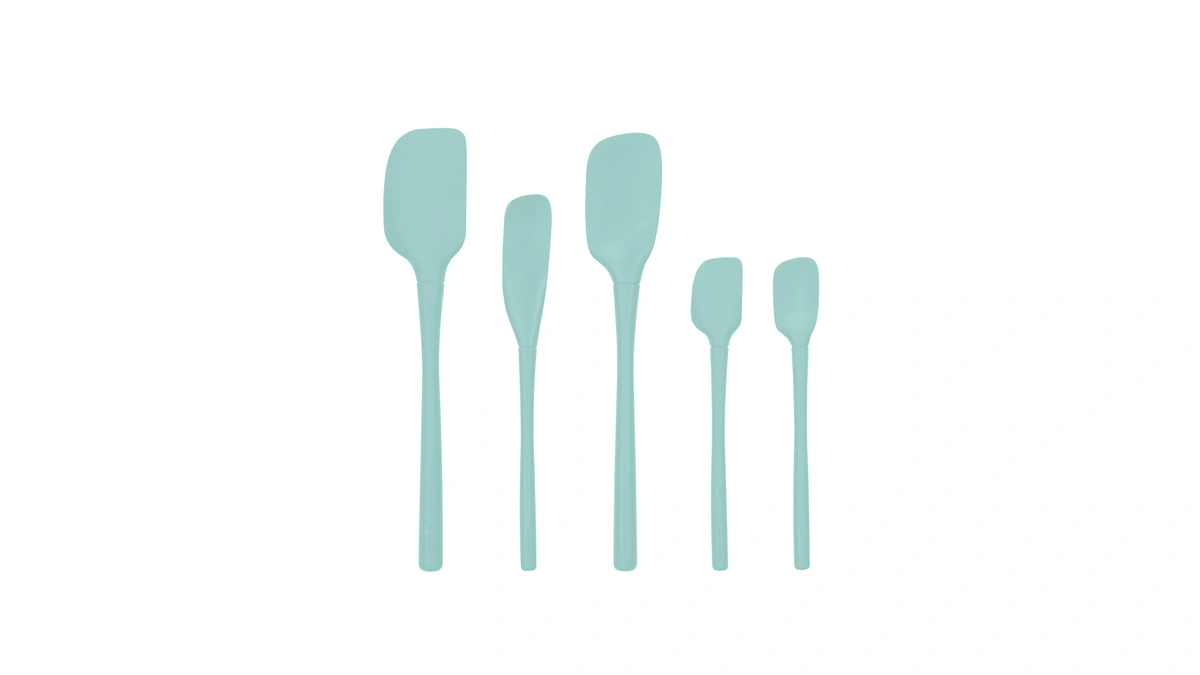 Tovolo Flex Core 5 Piece Silicone Spatula Set Heat Resistant