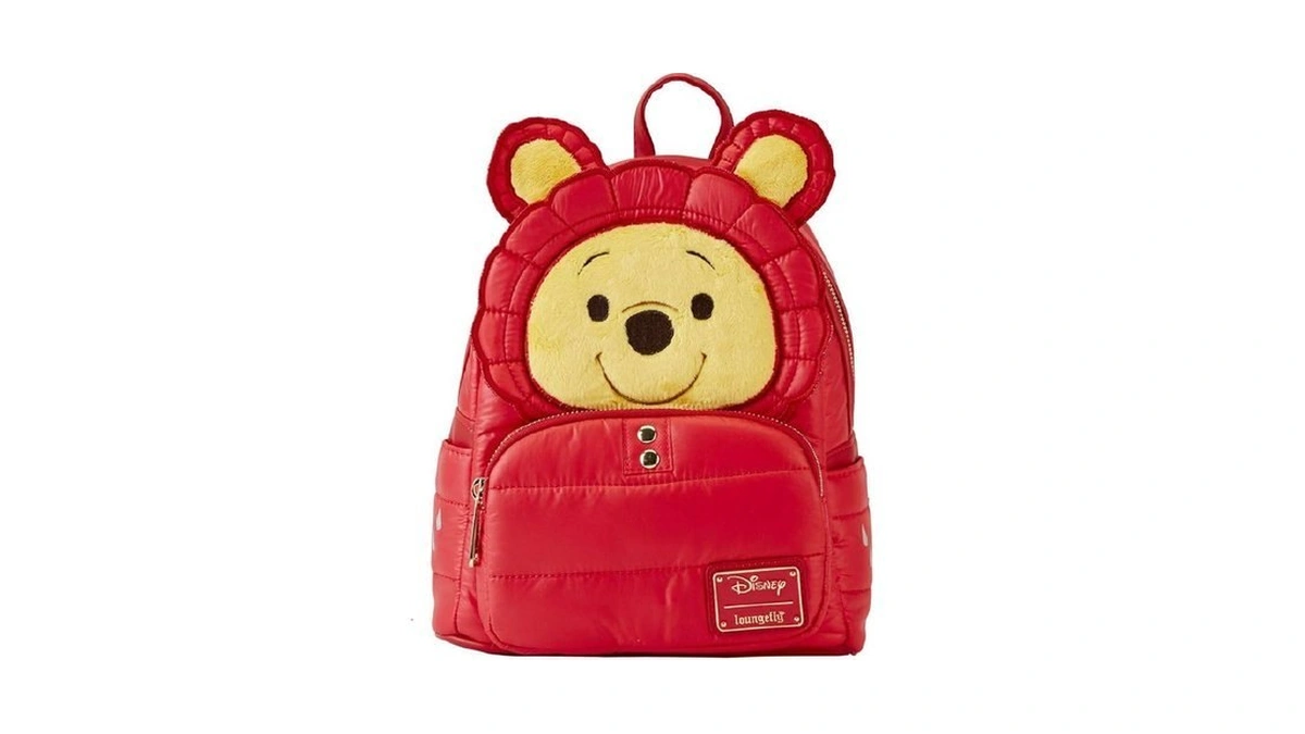 Loungefly Winnie The Pooh Puffer Jacket Cosplay Mini Backpack