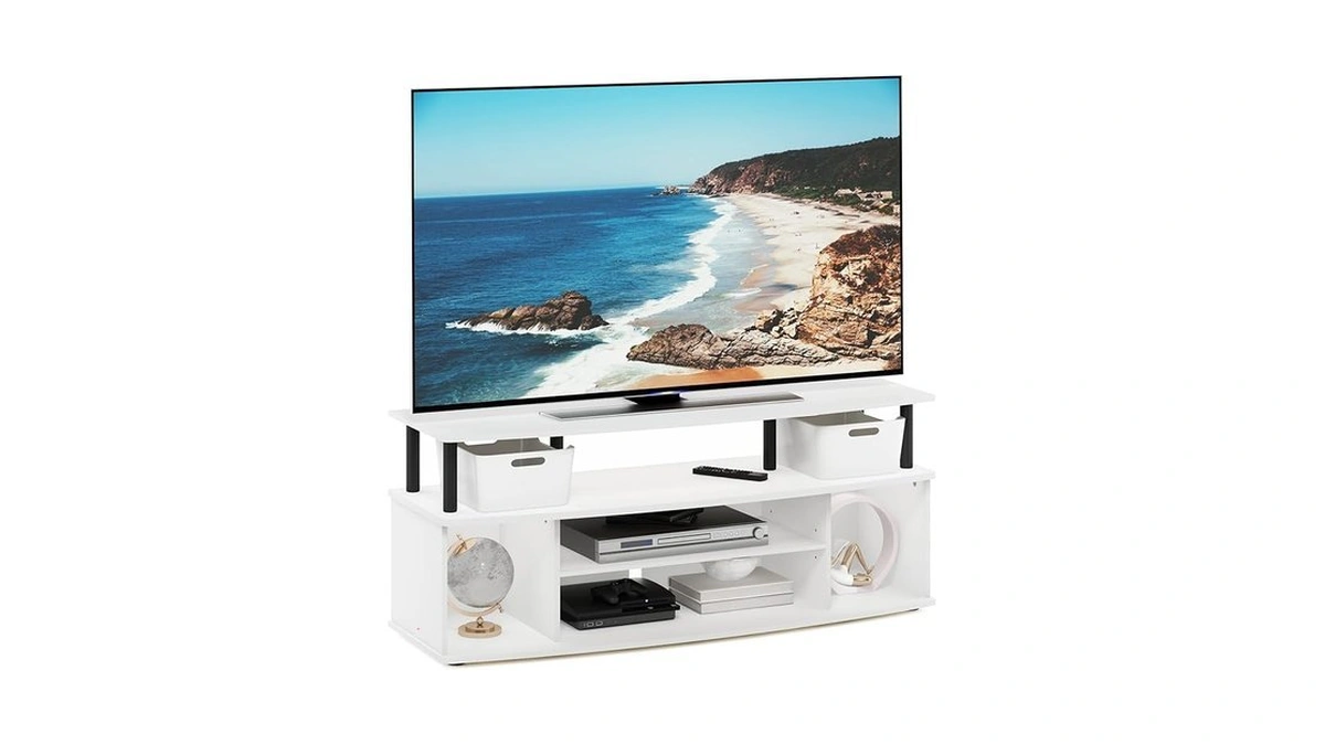 Furinno Jaya Large Entertainment Center Hold Up To 55-in Tv,