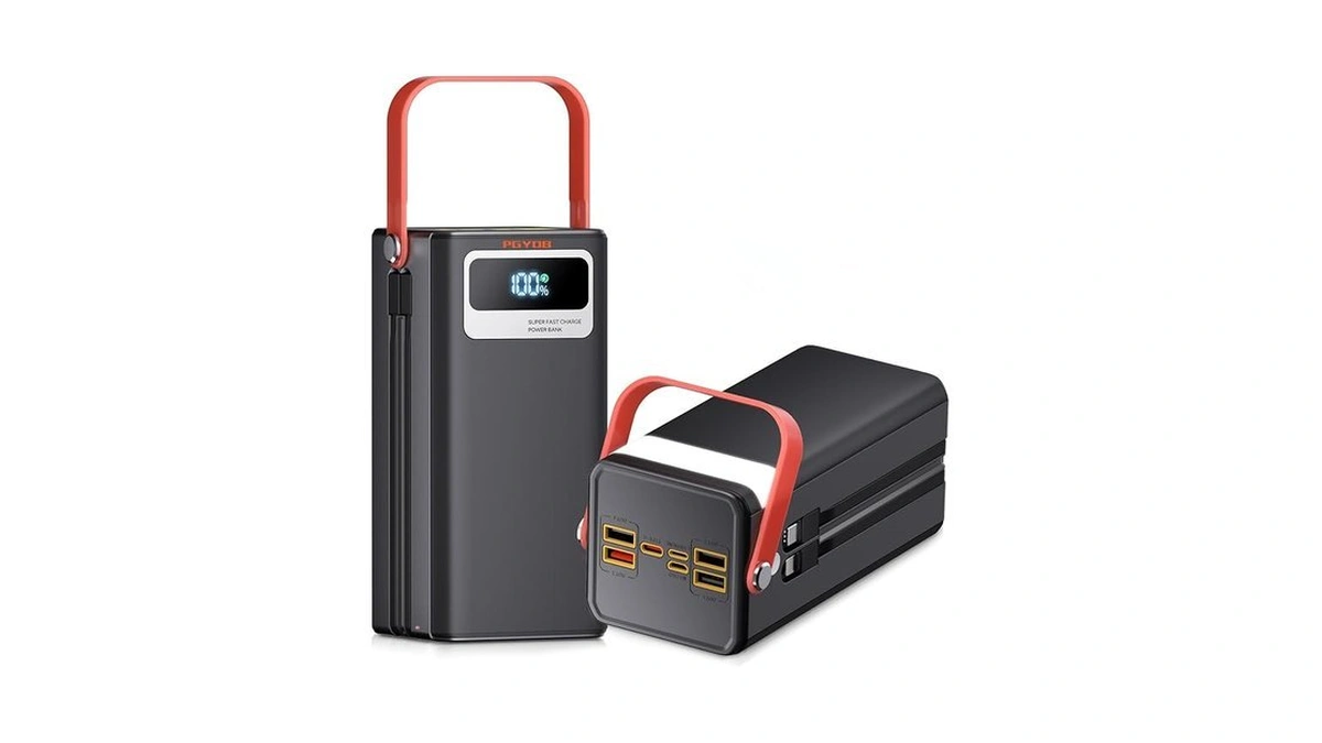 Portable Power Station, 27,000mah Outdoor Generator With Built In Cable,