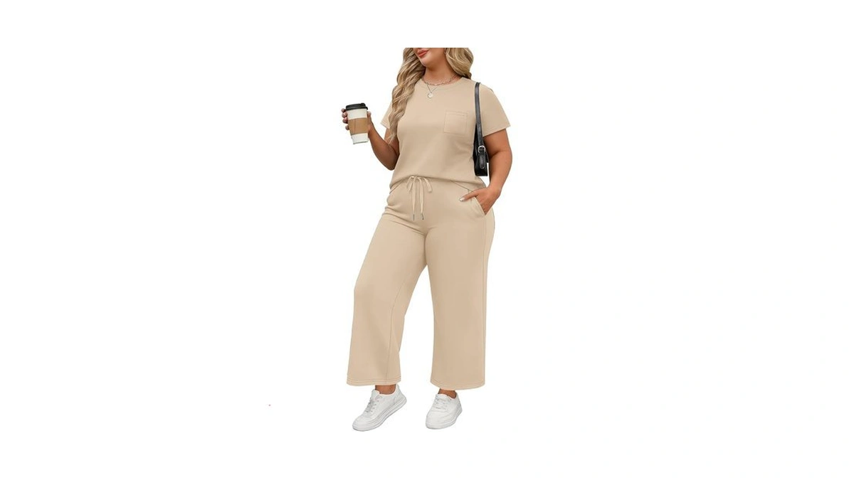 Hdlte Plus Size 2 Piece Sets Women Casual Lounge Sets