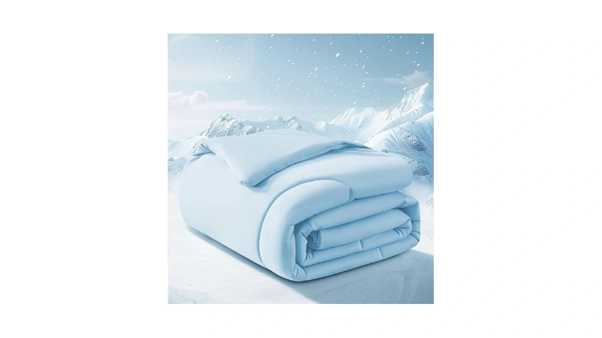 Samebed Cooling Comforter Full/queen Size, Summer Blanket For Hot Sleepers,