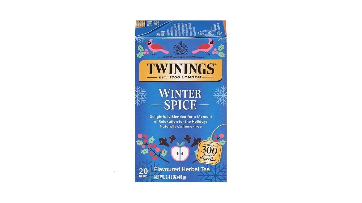 Twinings Winter Spice Herbal Tea Individually Wrapped, 20 Count (pack