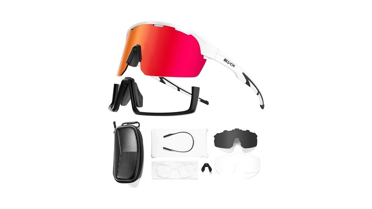 Scvcn Cycling Glasses Men Women Mountain Bike Sunglasses Polarized Sports