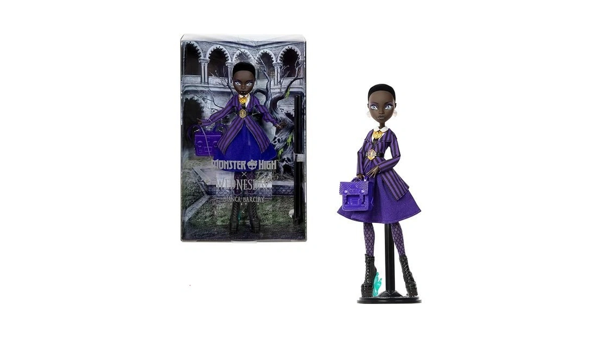 Monster High X Wednesday Doll And Accessories, Bianca Barclay Collectible