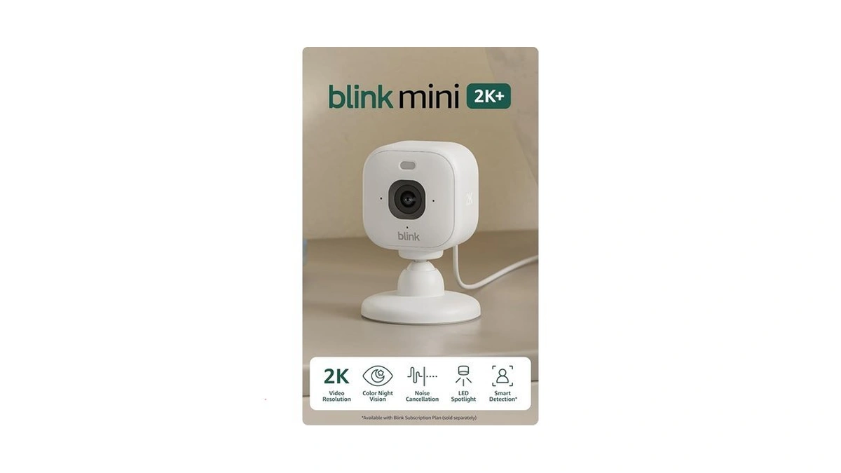 Blink Mini 2k+ (newest Model) – Plug-in Home & Pet