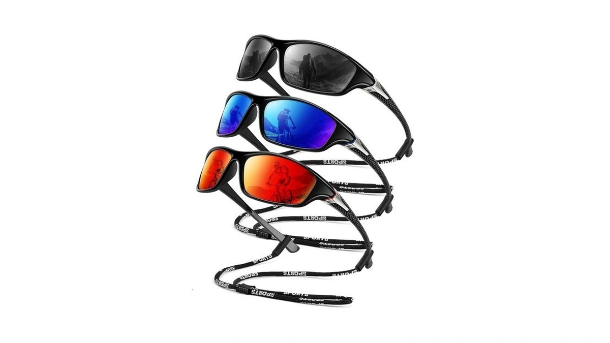 Oukemax Polarized Sunglasses-men Sports Sunglasses: Mens Sunglasses Polarized Running Sun