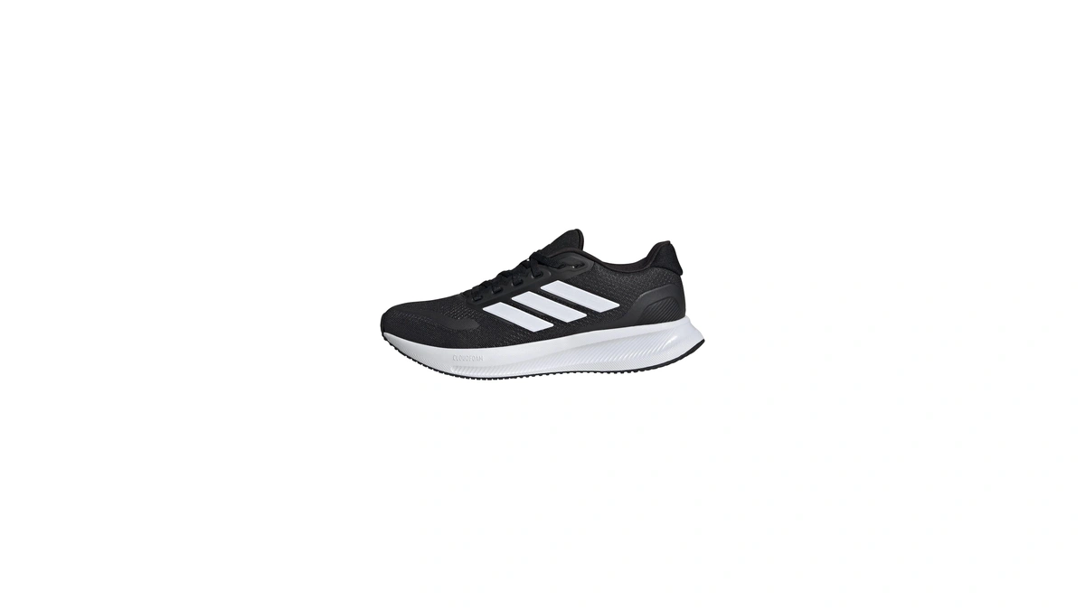 Adidas Women's Run Falcon 5, Black/white/black, 8.5