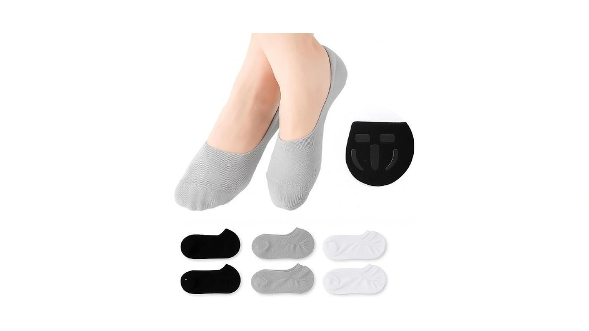 Shichextasy Non Slip Women's No Show Socks : Soft Comfort