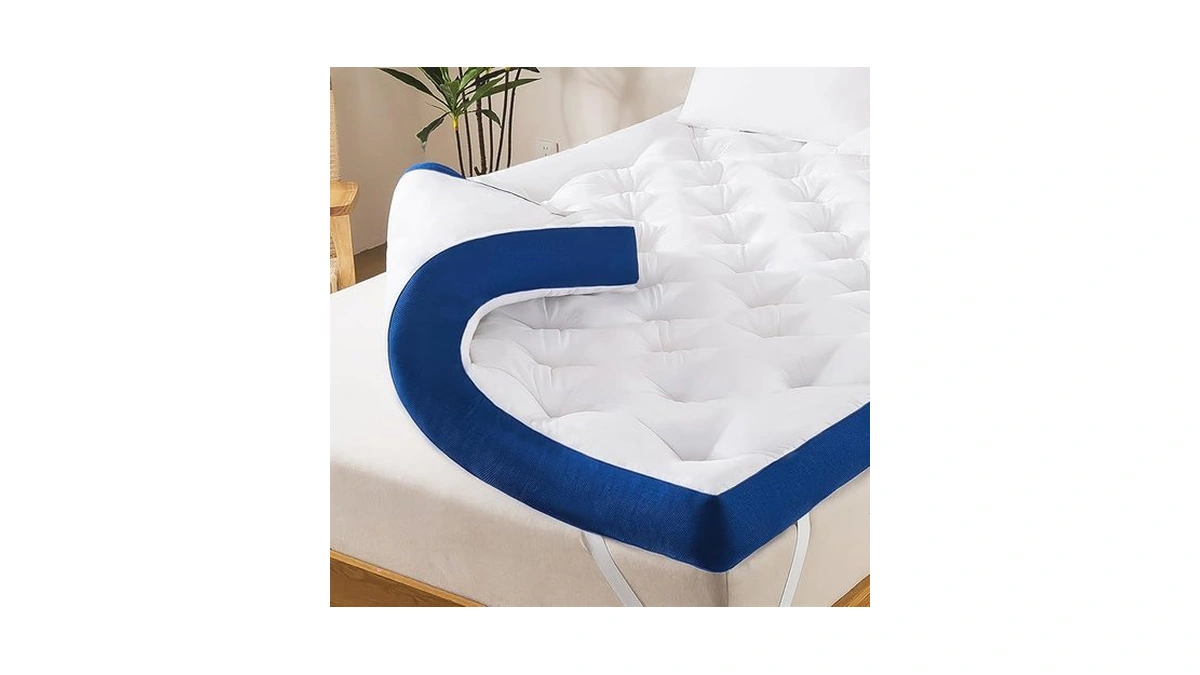 Whatsbedding 5 Inch Memory Foam Mattress Topper Queen For Back