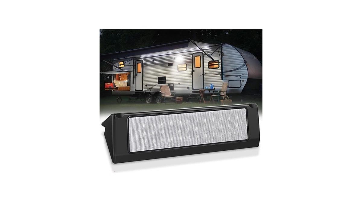 Mictuning Rv Porch Light, 9 Inch 54w Led Exterior Utility