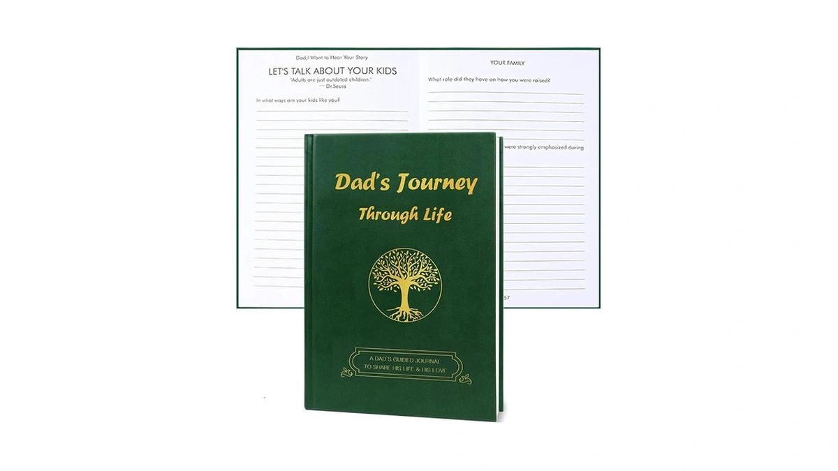 A Father's Guided Journal To Share His Life Memory Keepsake