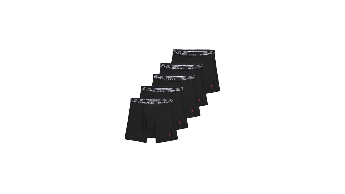 Polo Ralph Lauren 5-pack Boxer Brief Black 1 Lg