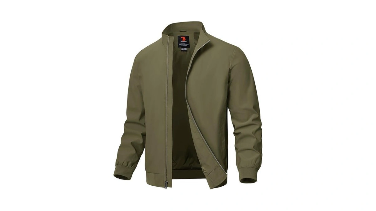 Rdruko Men's Lightweight Jackets Casual Fall Stylish Windbreaker Light Dress