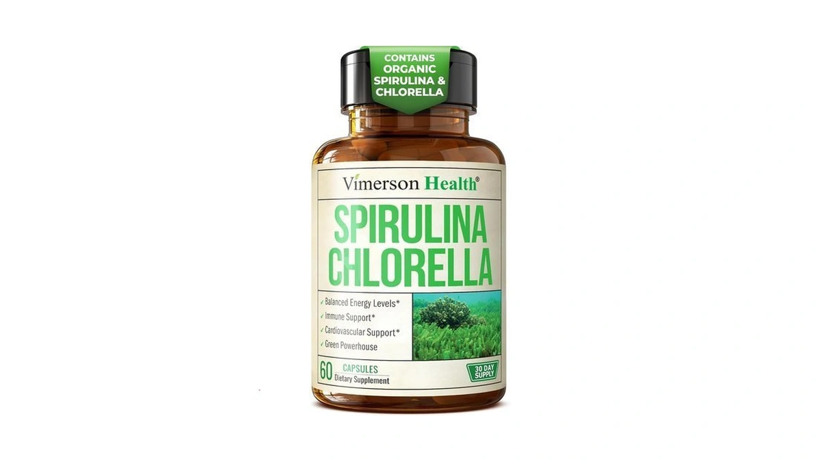 Organic Spirulina And Chlorella Capsules - Spirulina Capsules With Chlorella