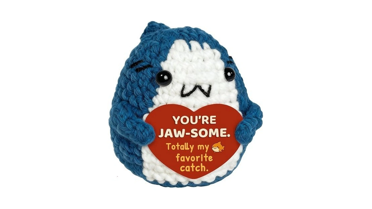 Krinisou Romantic Shark Gift For Boyfriend Girlfriend, Funny Valentines Day